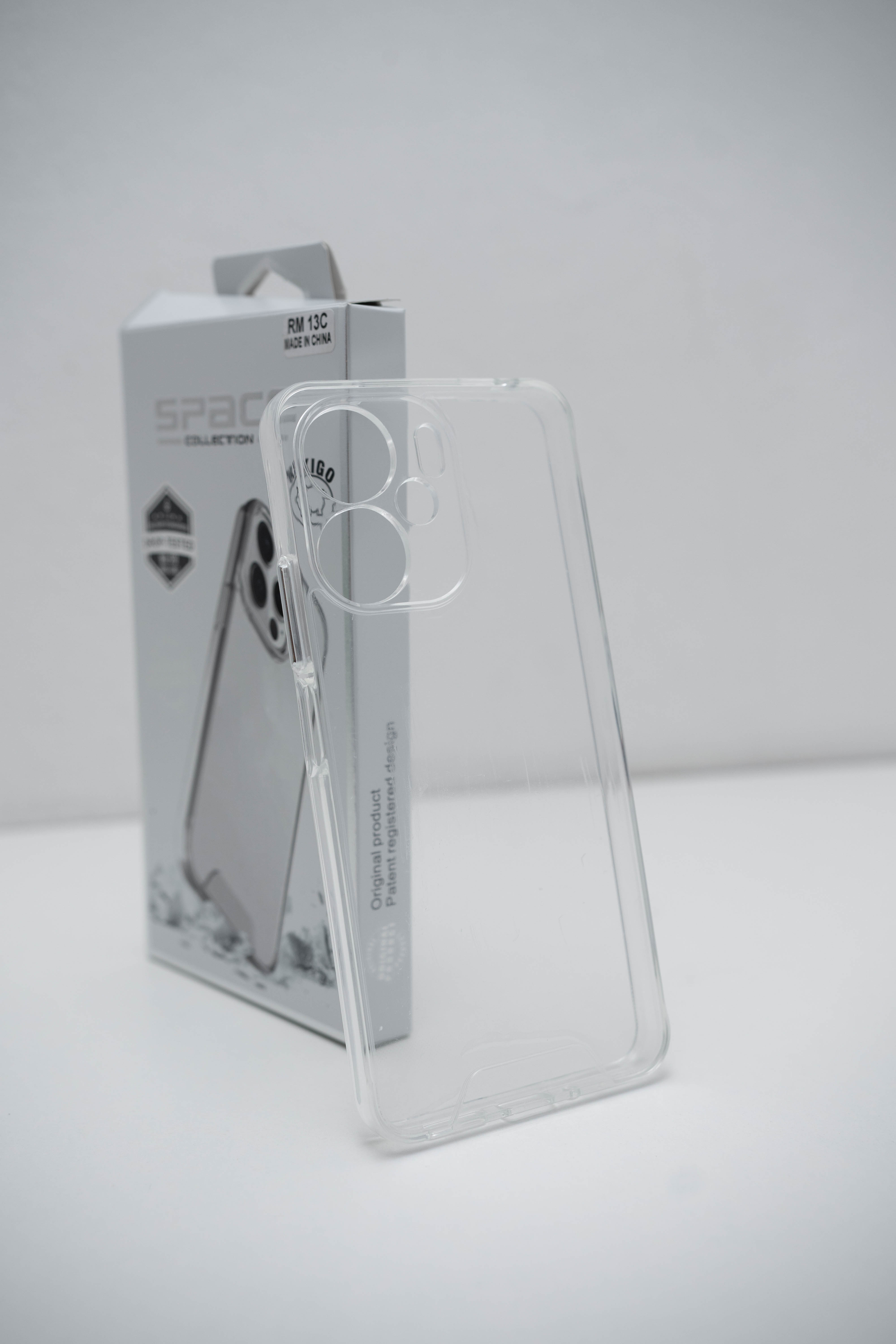 Funda transparente reforzada clear case para Android.