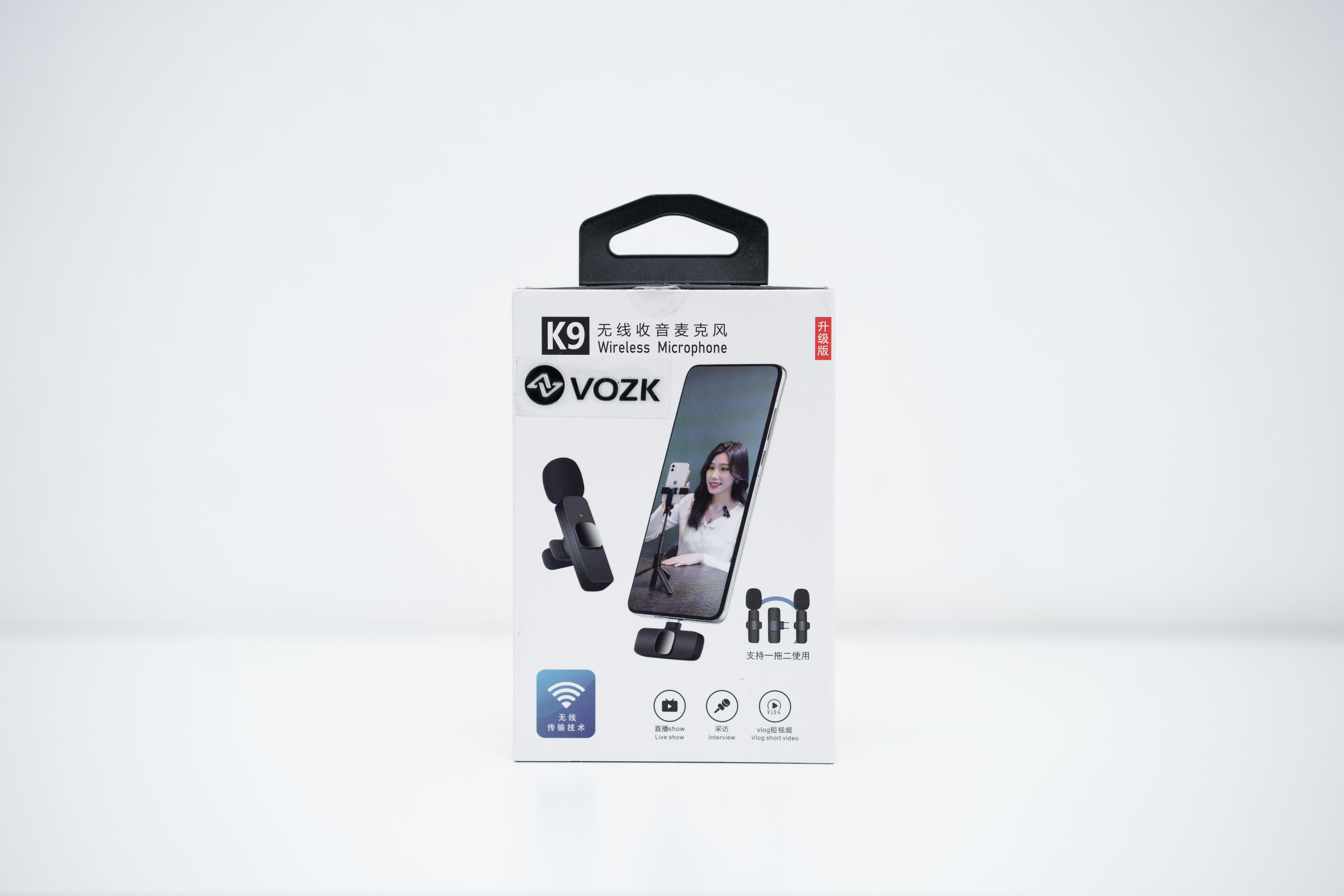 Microfono Corbatero Inalambrico Recargable Para Iphone y Android.